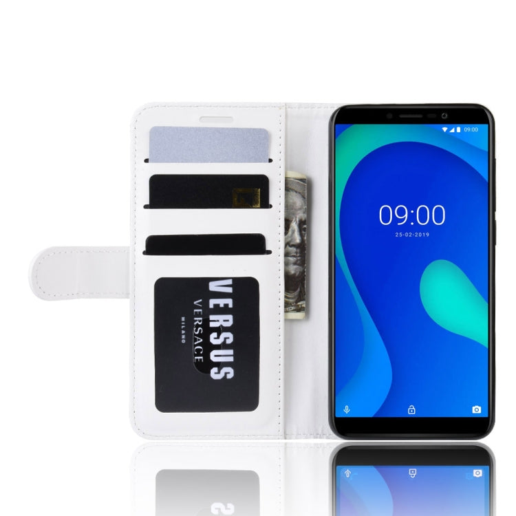 R64 Texture Single Fold Horizontal Flip Leather Case for WIKO Y80, with Holder & Card Slots & Wallet