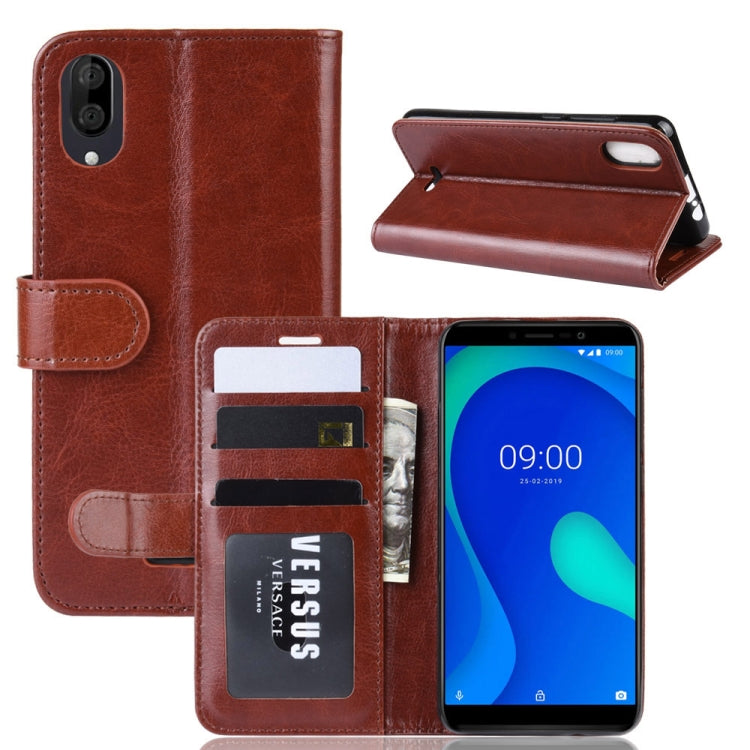 R64 Texture Single Fold Horizontal Flip Leather Case for WIKO Y80, with Holder & Card Slots & Wallet