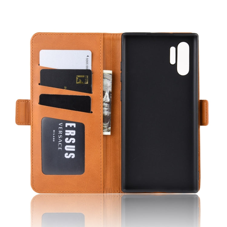 Dual-side Magnetic Buckle Horizontal Flip Leather Case for Galaxy Note 10 Pro, with Holder & Card Slots & Wallet & Photo Frame