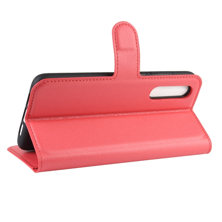 Litchi Texture Horizontal Flip Leather Case for Xiaomi Mi CC9, with Wallet & Holder & Card Slots