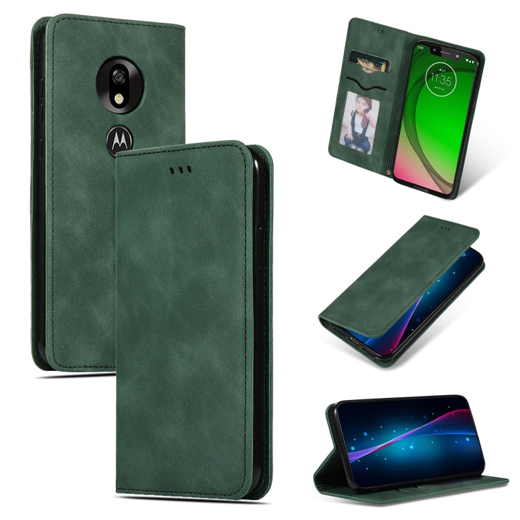 Retro Skin Feel Business Magnetic Horizontal Flip Leather Case for MOTO G7 Play European version