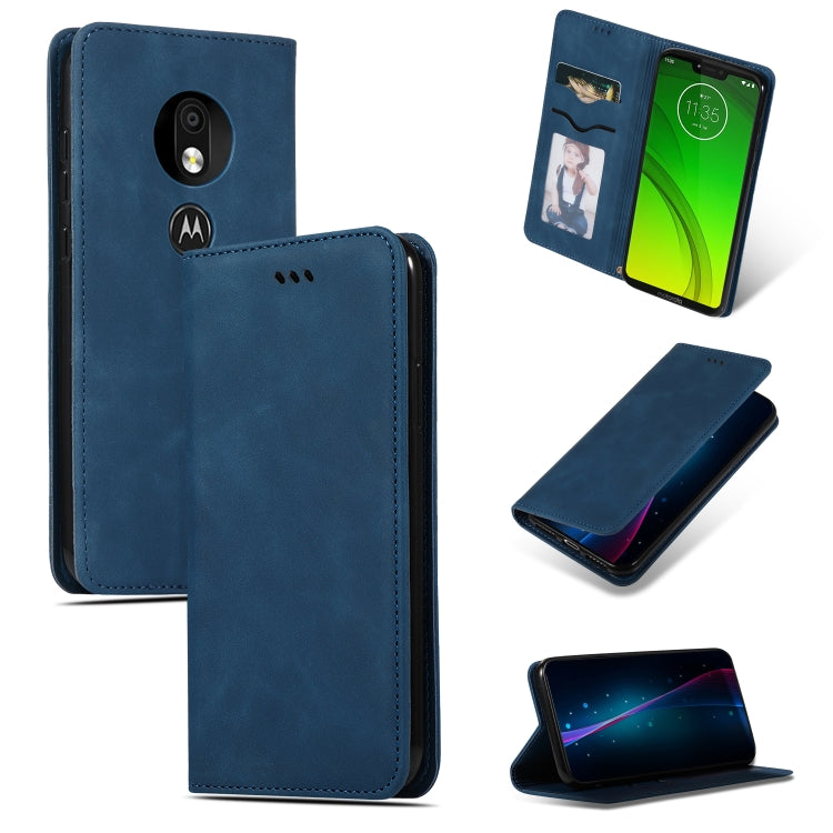 Retro Skin Feel Business Magnetic Horizontal Flip Leather Case for Moto G7 Power European version