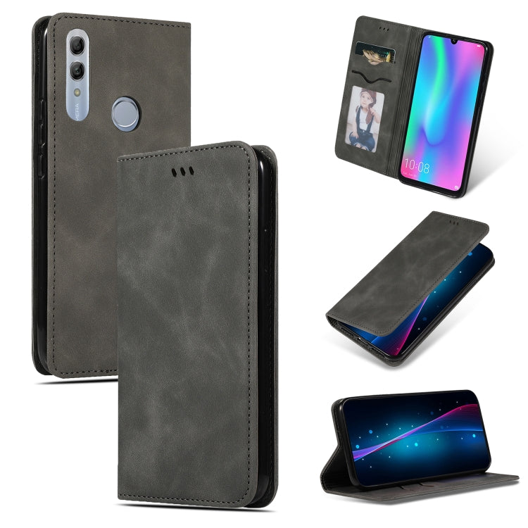 Retro Skin Feel Business Magnetic Horizontal Flip Leather Case for Huawei Honor 10 Lite / Honor 20 Lite / Honor 10i / Honor 20i