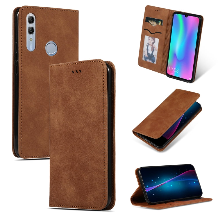 Retro Skin Feel Business Magnetic Horizontal Flip Leather Case for Huawei Honor 10 Lite / Honor 20 Lite / Honor 10i / Honor 20i