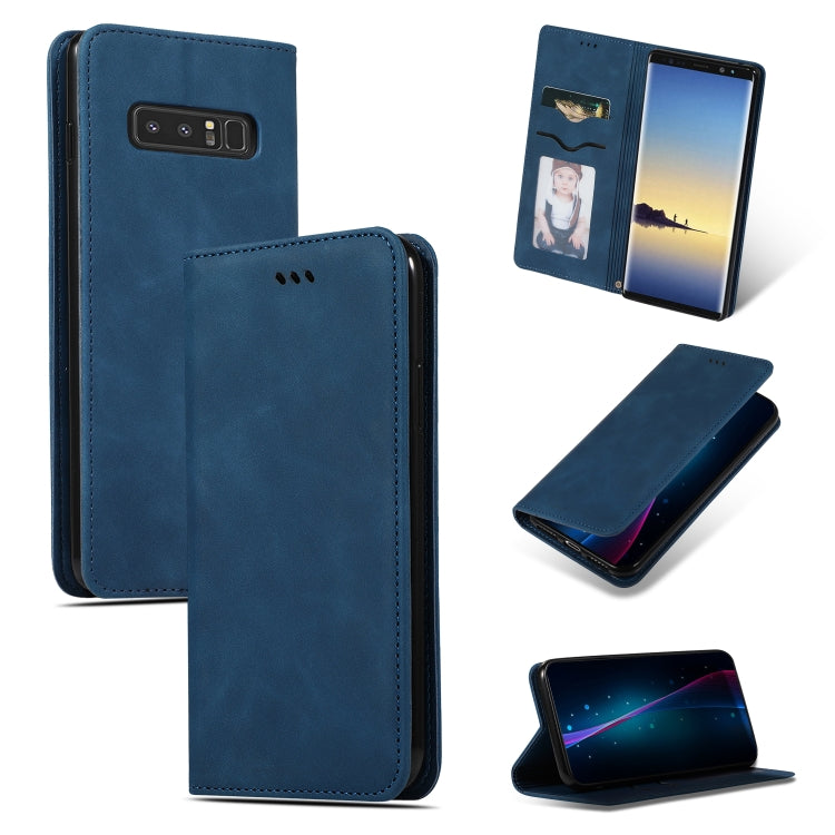 Retro Skin Feel Business Magnetic Horizontal Flip Leather Case for Galaxy NOTE 8