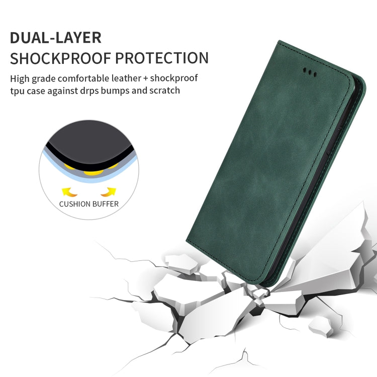 For iPhone 11 Retro Skin Feel Business Magnetic Horizontal Flip Leather Case