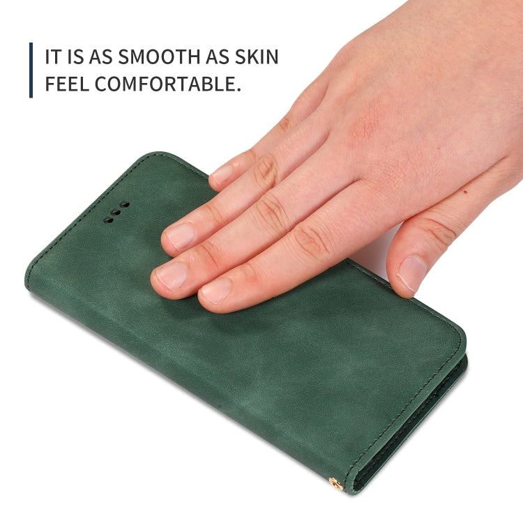 For iPhone 11 Retro Skin Feel Business Magnetic Horizontal Flip Leather Case