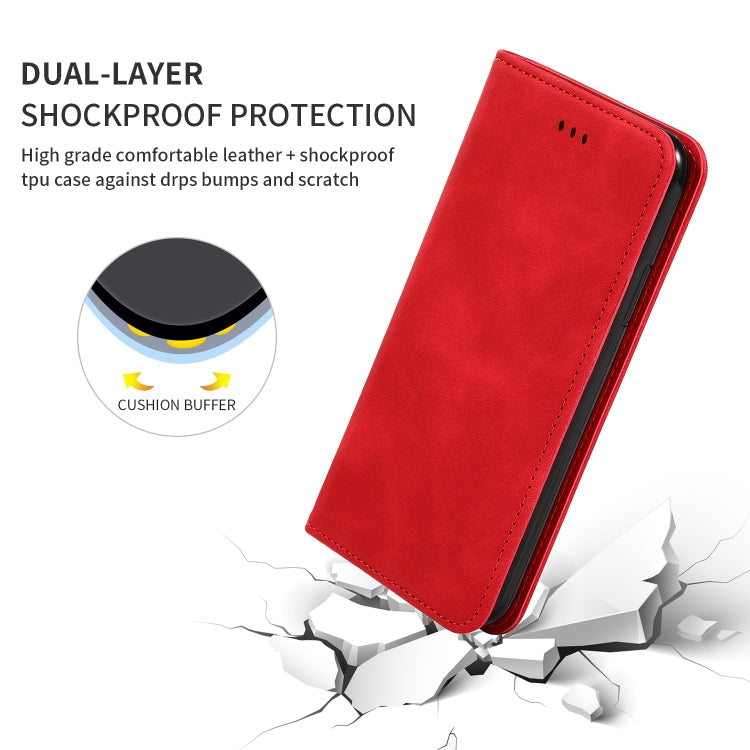 For iPhone 11 Pro Max Retro Skin Feel Business Magnetic Horizontal Flip Leather Case