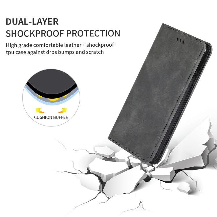 For iPhone 11 Pro Max Retro Skin Feel Business Magnetic Horizontal Flip Leather Case