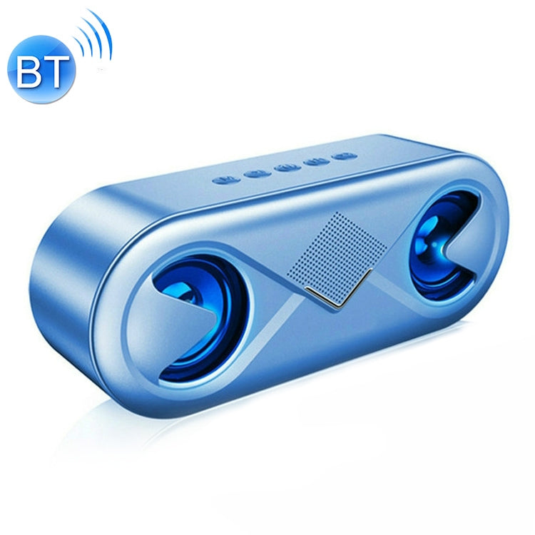 S6 10W Portable Bluetooth 5.0 Wireless Stereo Bass Hifi Speaker, Support TF Card AUX USB Handsfree with Flash LED