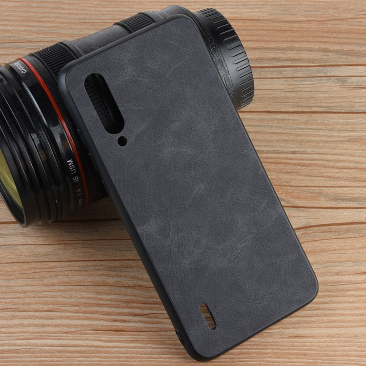 Shockproof Sheep Skin PC + PU + TPU Case For Xiaomi Mi CC9(Black)