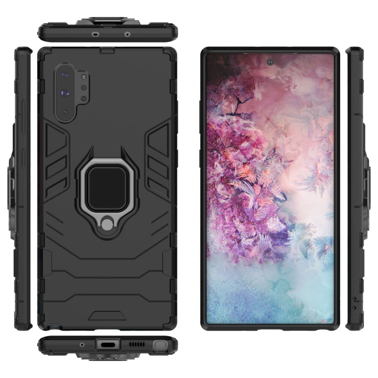 PC + TPU Shockproof Protective Case with Magnetic Ring Holder for Samsung Galaxy Note10Pro