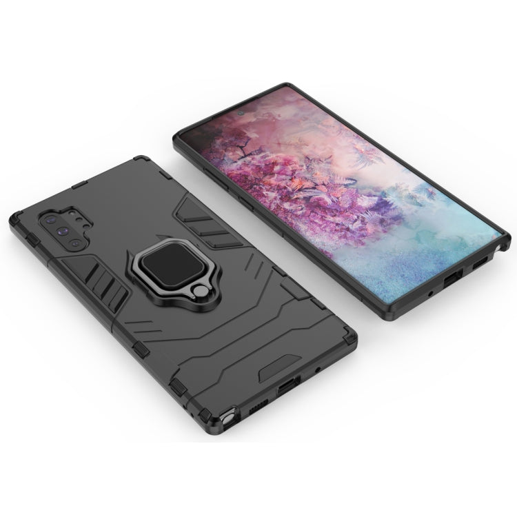 PC + TPU Shockproof Protective Case with Magnetic Ring Holder for Samsung Galaxy Note10Pro