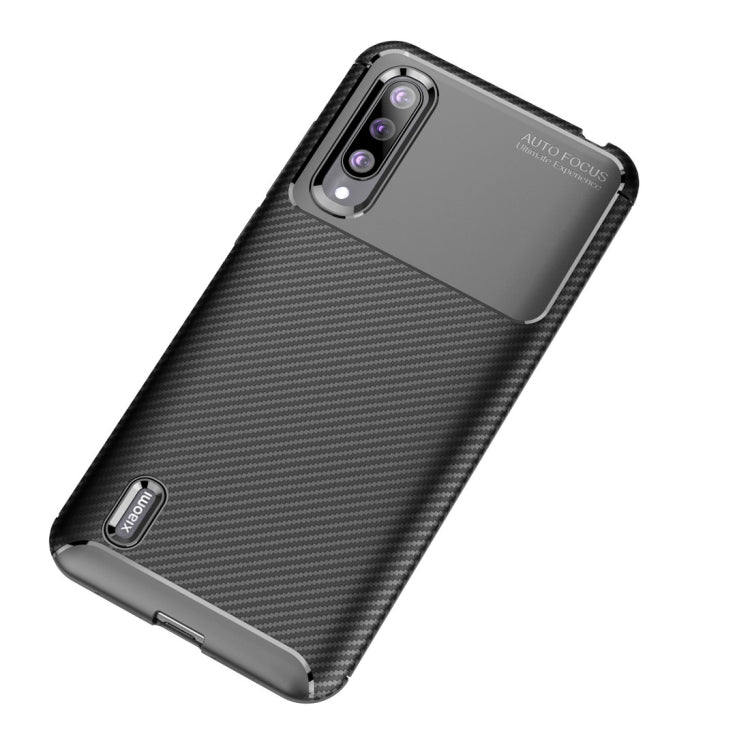 Beetle Series Carbon Fiber Texture Shockproof TPU Case for  Xiapmi Mi CC9
