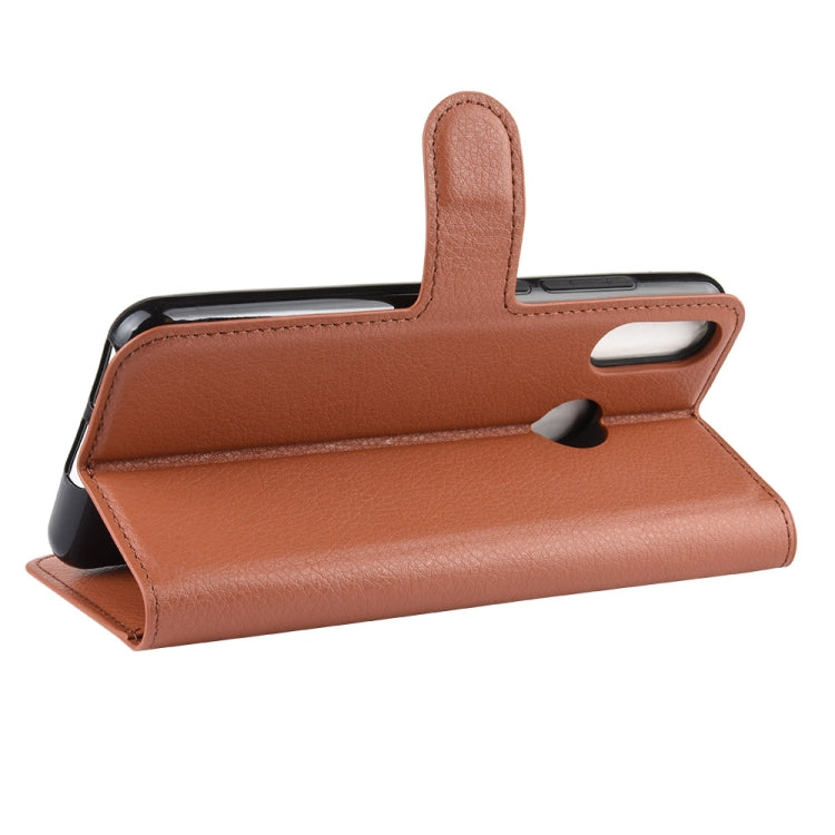 Litchi Texture Horizontal Flip Leather Case for Wiko View 3 Lite, with Wallet & Holder & Card Slots