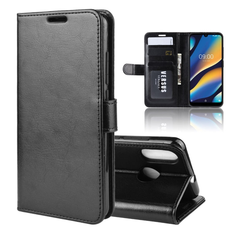 R64 Texture Single Fold Horizontal Flip Leather Case for Wiko View 3 Lite, with Holder & Card Slots & Wallet