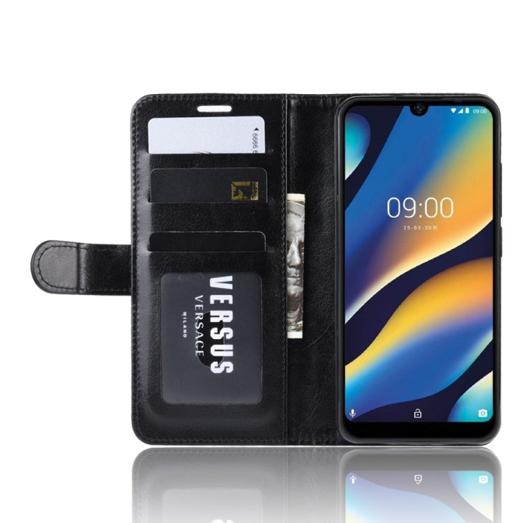 R64 Texture Single Fold Horizontal Flip Leather Case for Wiko View 3 Lite, with Holder & Card Slots & Wallet