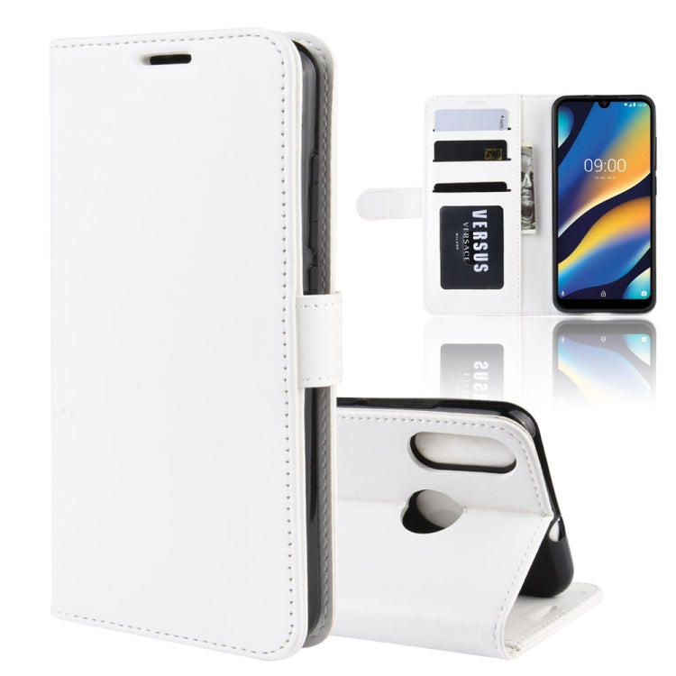 R64 Texture Single Fold Horizontal Flip Leather Case for Wiko View 3 Lite, with Holder & Card Slots & Wallet