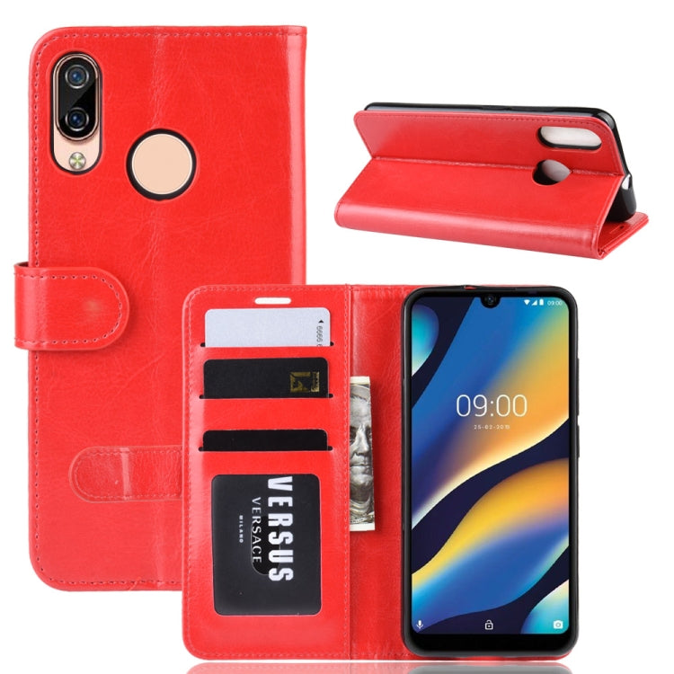 R64 Texture Single Fold Horizontal Flip Leather Case for Wiko View 3 Lite, with Holder & Card Slots & Wallet
