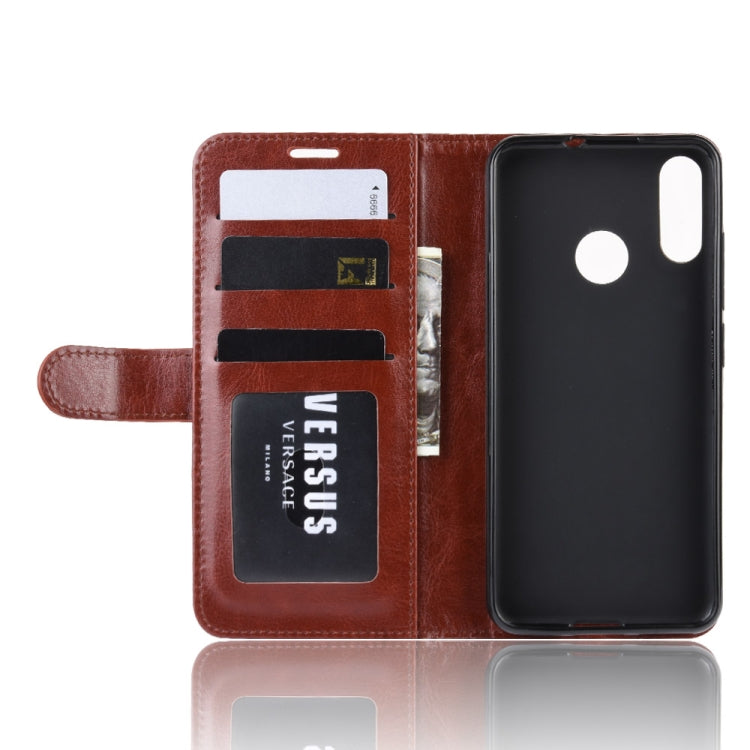 R64 Texture Single Fold Horizontal Flip Leather Case for Wiko View 3 Lite, with Holder & Card Slots & Wallet