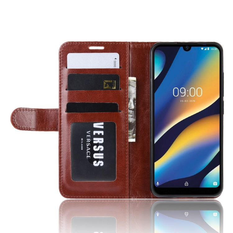 R64 Texture Single Fold Horizontal Flip Leather Case for Wiko View 3 Lite, with Holder & Card Slots & Wallet