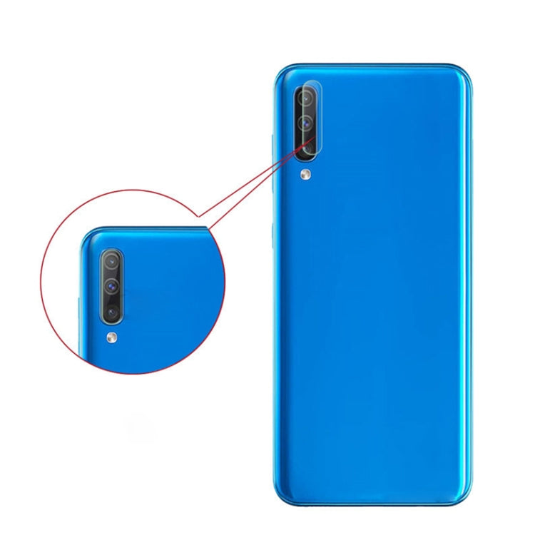 2PCS mocolo 0.15mm 9H 2.5D Round Edge Rear Camera Lens Tempered Glass Film for Galaxy A70