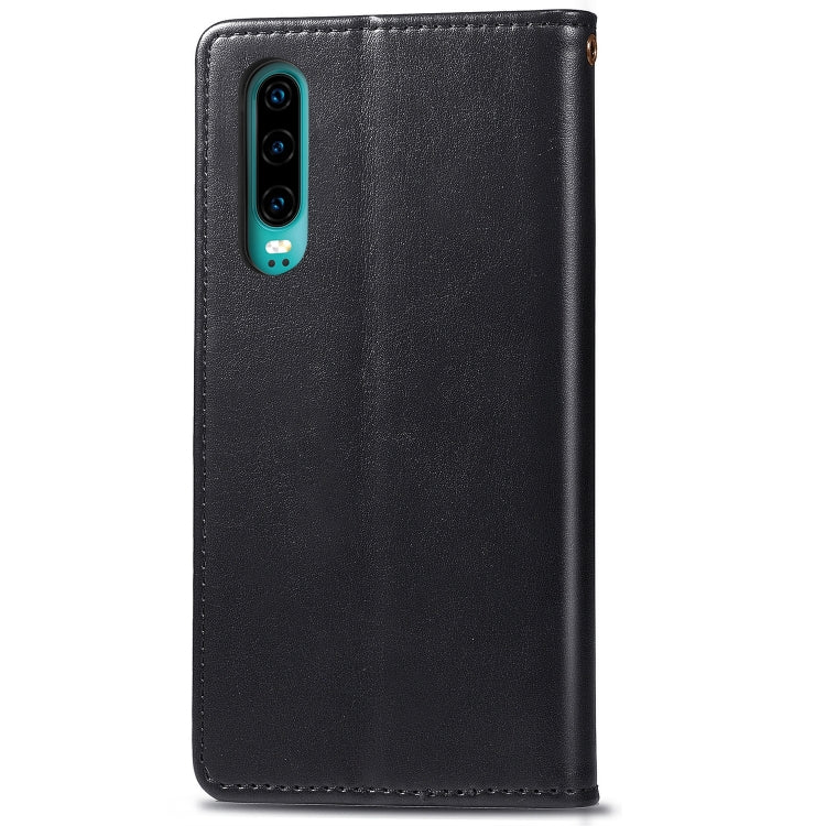 Retro Solid Color Leather Buckle Mobile Phone Protection Leather Case with Photo Frame & Card Slot & Wallet & Bracket Function for Huawei P3