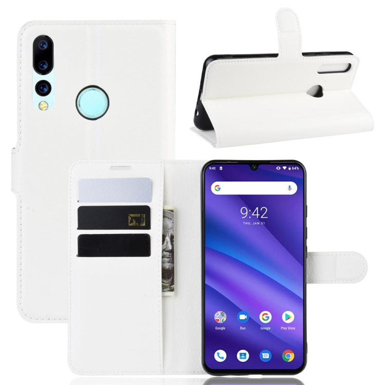 Litchi Texture Horizontal Flip Leather Case for Umidigi A5 Pro, with Wallet & Holder & Card Slots