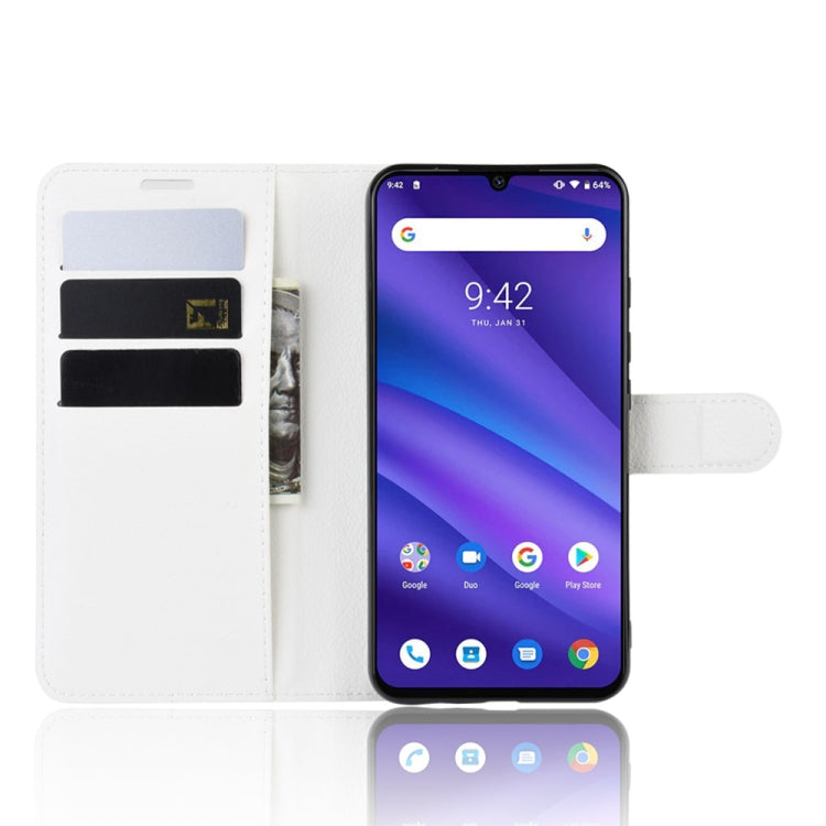Litchi Texture Horizontal Flip Leather Case for Umidigi A5 Pro, with Wallet & Holder & Card Slots