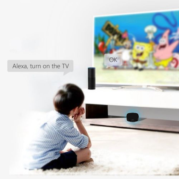 A1 Infrared Remote Controller Wifi Mobile Phone Universal Remote Controller Intelligent Remote Controller TV Set-top Box air Conditioning Remote Controller(Black)