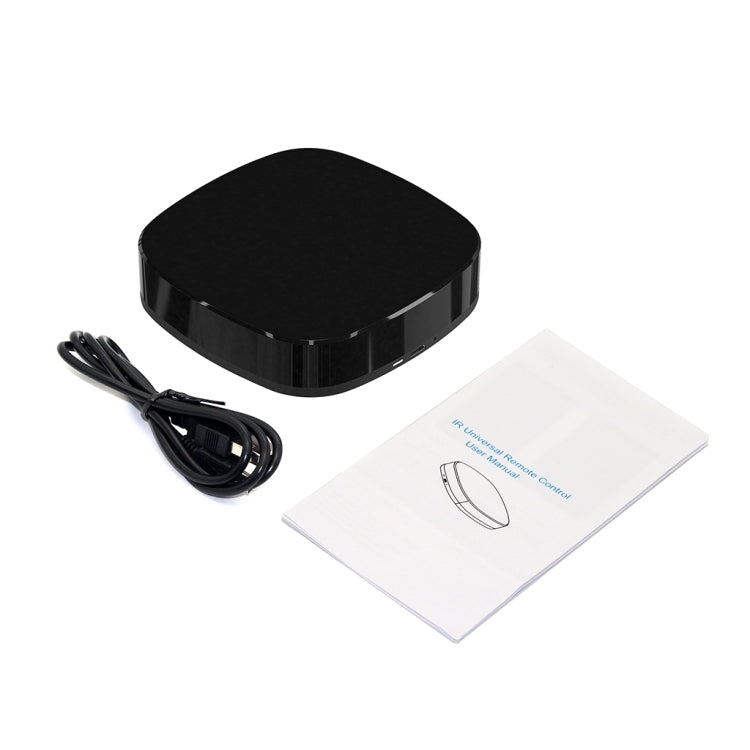 A1 Infrared Remote Controller Wifi Mobile Phone Universal Remote Controller Intelligent Remote Controller TV Set-top Box air Conditioning Remote Controller(Black)