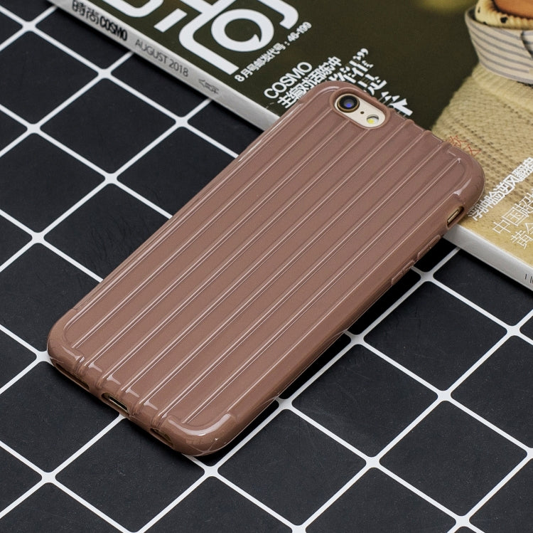 Suitcase Style Striped Soft TPU Case for iPhone 6 & 6s