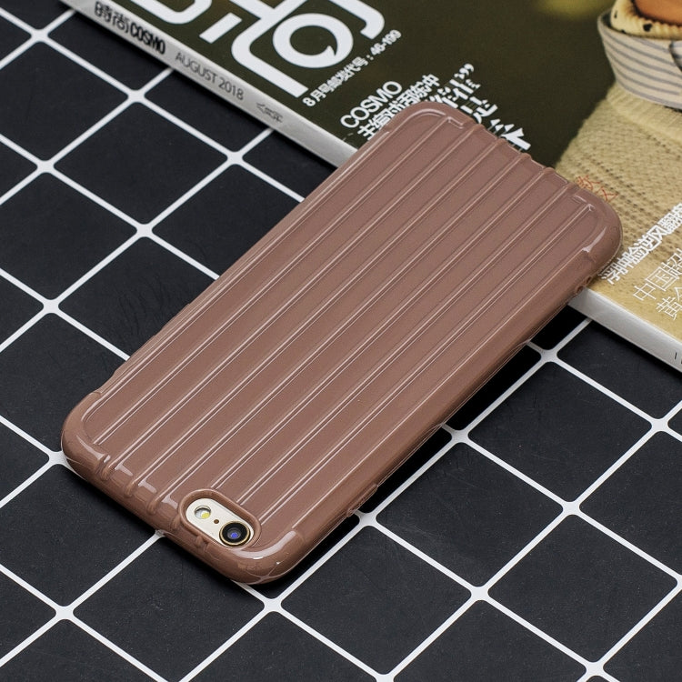 Suitcase Style Striped Soft TPU Case for iPhone 6 & 6s