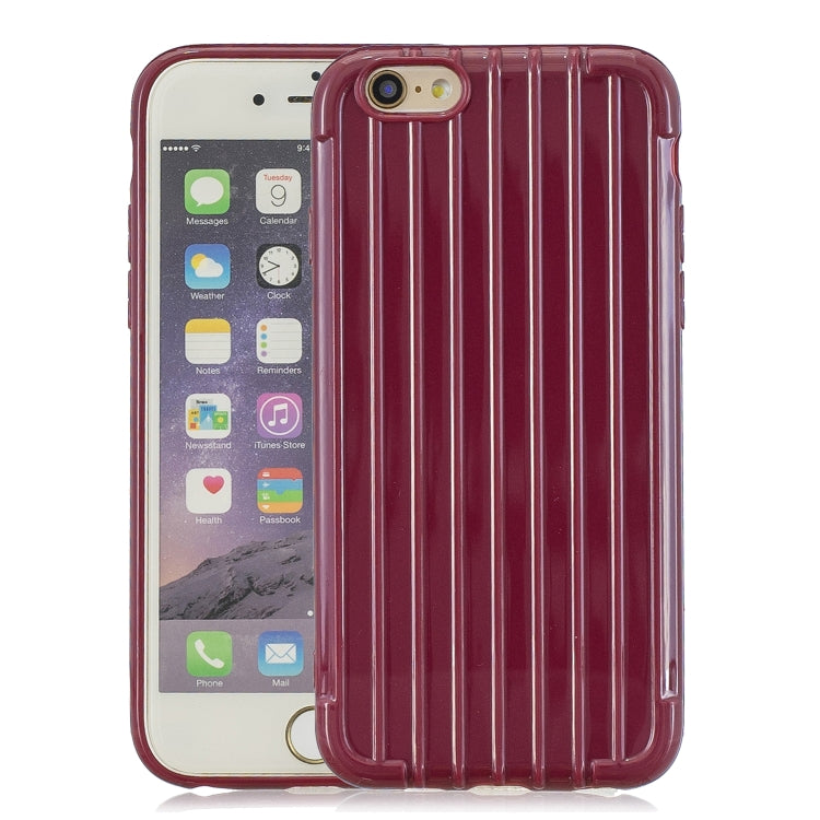Suitcase Style Striped Soft TPU Case for iPhone 6 & 6s