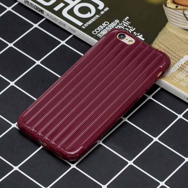 Suitcase Style Striped Soft TPU Case for iPhone 6 & 6s