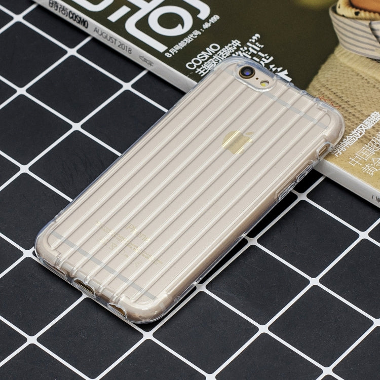 Suitcase Style Striped Soft TPU Case for iPhone 6 & 6s