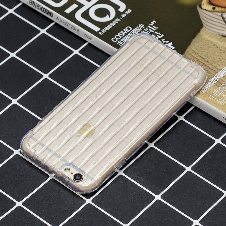 Suitcase Style Striped Soft TPU Case for iPhone 6 & 6s
