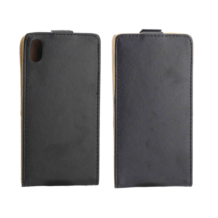 Business Style Vertical Flip TPU Leather Case  with Card Slot For Xiaomi Redmi 7A(black)
