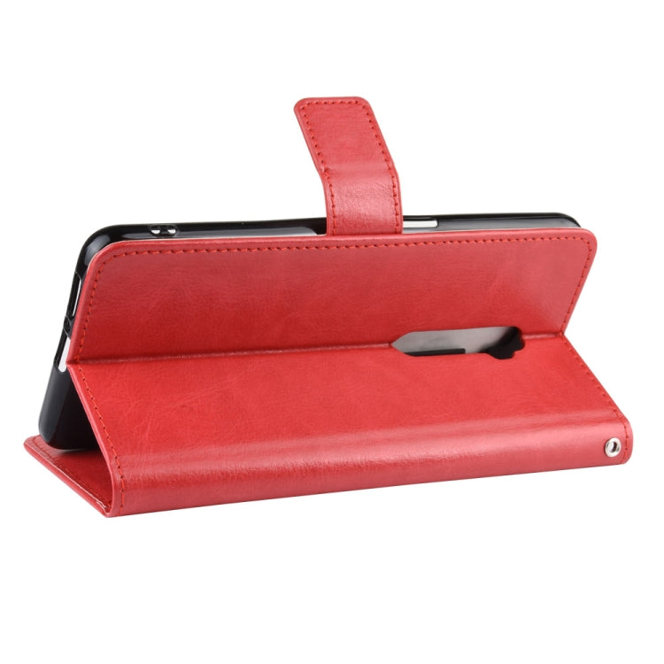 Retro Crazy Horse Texture Horizontal Flip Leather Case for OPPO Reno 10x Zoom / Reno 5G   , with Holder & Card Slots & Photo Frame