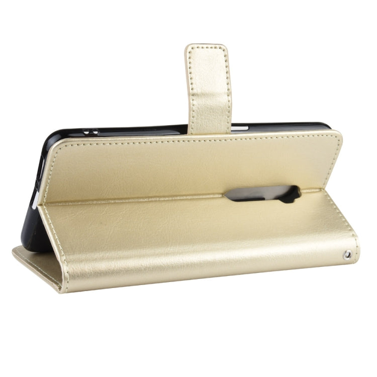 Retro Crazy Horse Texture Horizontal Flip Leather Case for OPPO Reno 10x Zoom / Reno 5G   , with Holder & Card Slots & Photo Frame