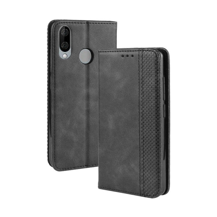 Magnetic Buckle Retro Crazy Horse Texture Horizontal Flip Leather Case for Wiko VIEW 3 LITE , with Holder & Card Slots & Photo Frame