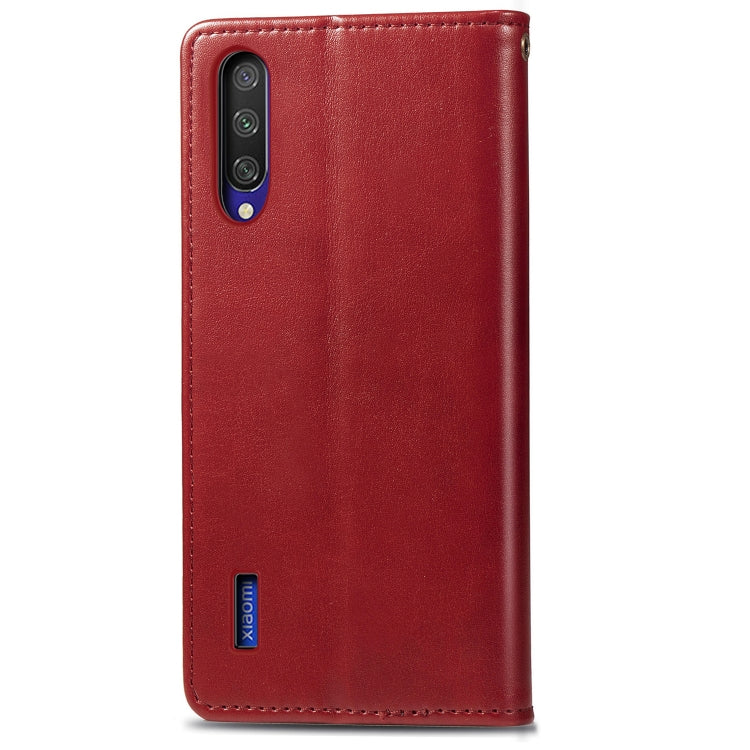 Retro Solid Color Leather Buckle Mobile Phone Protection Leather Case with Lanyard & Photo Frame & Card Slot & Wallet & Bracket Function for Xiaomi Mi CC9e