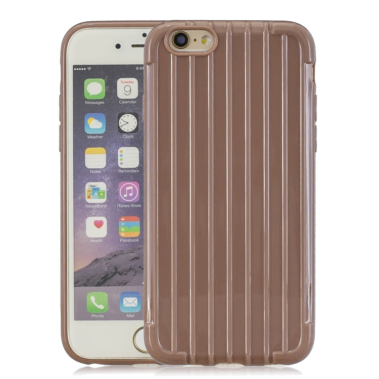 Suitcase Style Striped Soft TPU Case for iPhone 6 Plus & 6s Plus