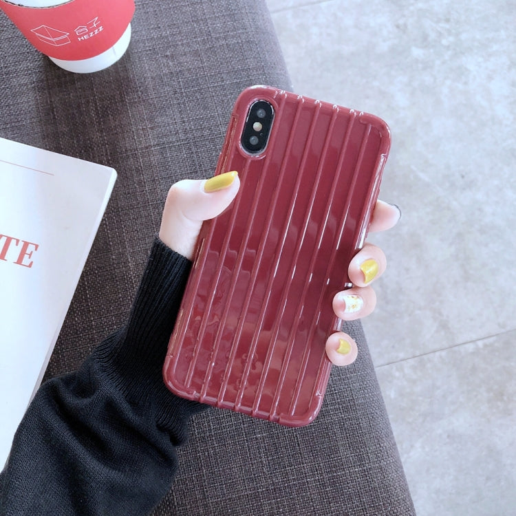 Suitcase Style Striped Soft TPU Case for iPhone 6 Plus & 6s Plus