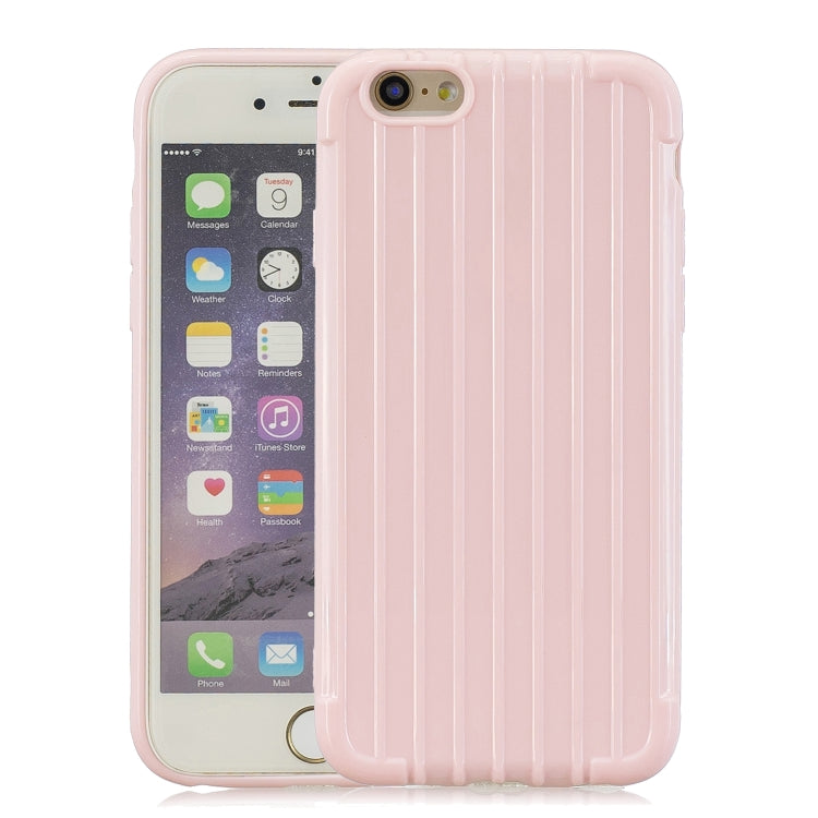 Suitcase Style Striped Soft TPU Case for iPhone 6 Plus & 6s Plus