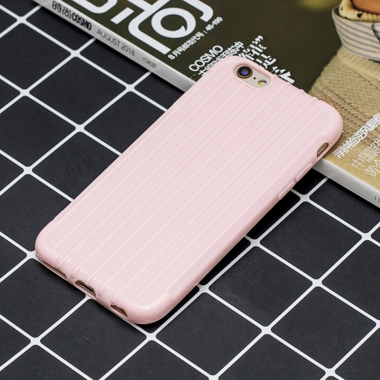 Suitcase Style Striped Soft TPU Case for iPhone 6 Plus & 6s Plus