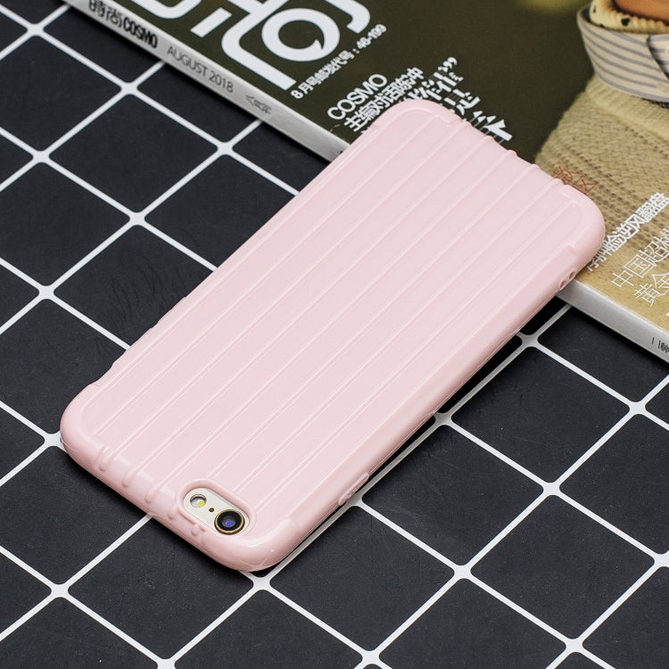 Suitcase Style Striped Soft TPU Case for iPhone 6 Plus & 6s Plus