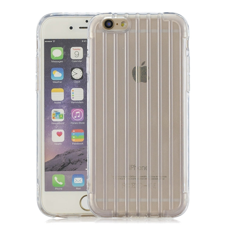 Suitcase Style Striped Soft TPU Case for iPhone 6 Plus & 6s Plus