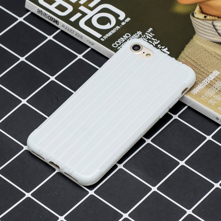 Suitcase Style Striped Soft TPU Case For iPhone SE 2020 & 8 & 7