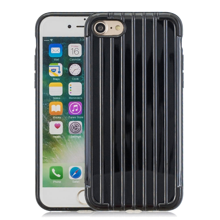 Suitcase Style Striped Soft TPU Case For iPhone SE 2020 & 8 & 7
